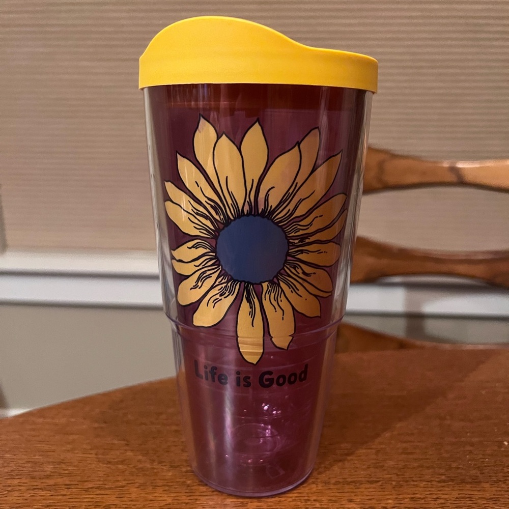Tervis sunflower life is good 24 oz tumbler